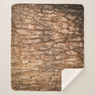 Tree bark texture, natural wood background. sherpa blanket