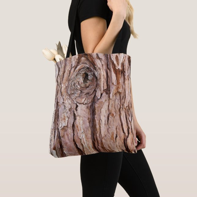Tree Bark Tote Bag (Close Up)