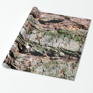 Tree bark wrapping paper