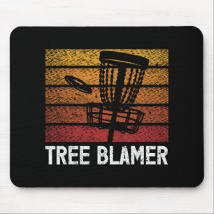 Tree Blamer Funny Disc Golf Design Mouse Mat