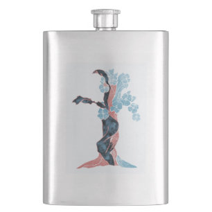 Tree Blossom Hip Flask