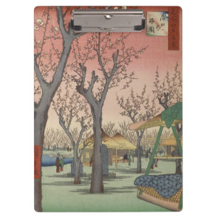 Tree Blossoms Plum Garden Japanese Clipboard