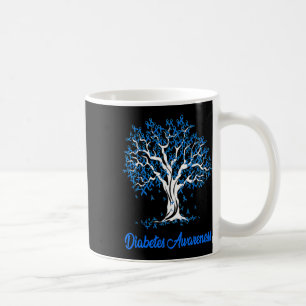 Tree Blue Ribbon Diabetes Awareness Coffee Mug