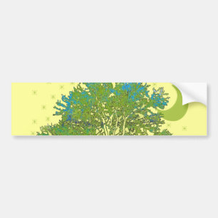 Tree Blues Bumper Sticker