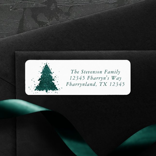 Tree Bold Holiday | Vibrant Kelly Green Address (Creator Uploaded)