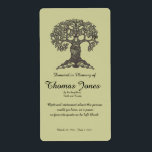 Tree Book Donated in Memory of Bookplate ..<br><div class="desc">A quiet and dignified design,  with space for the name of the donor as well as the person the books are being donated in memory of.  Also a space for a line about the person (Beloved Father or Teacher at High School,  etc.) and date of birth and death.</div>