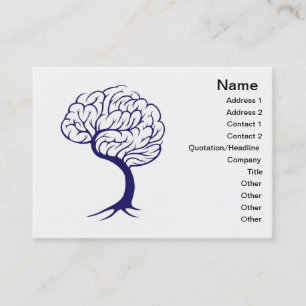 Tree brain business card
