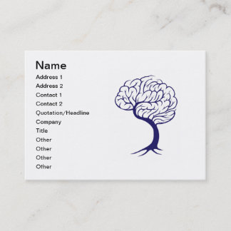 Tree brain business card