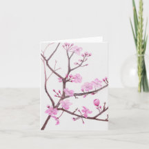 Tree branch blossoming with pink flowers in spring