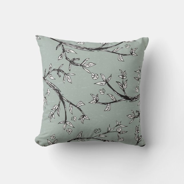 tree branches cushion (Front)