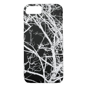 Tree branches on black background iPhone 8/7 case