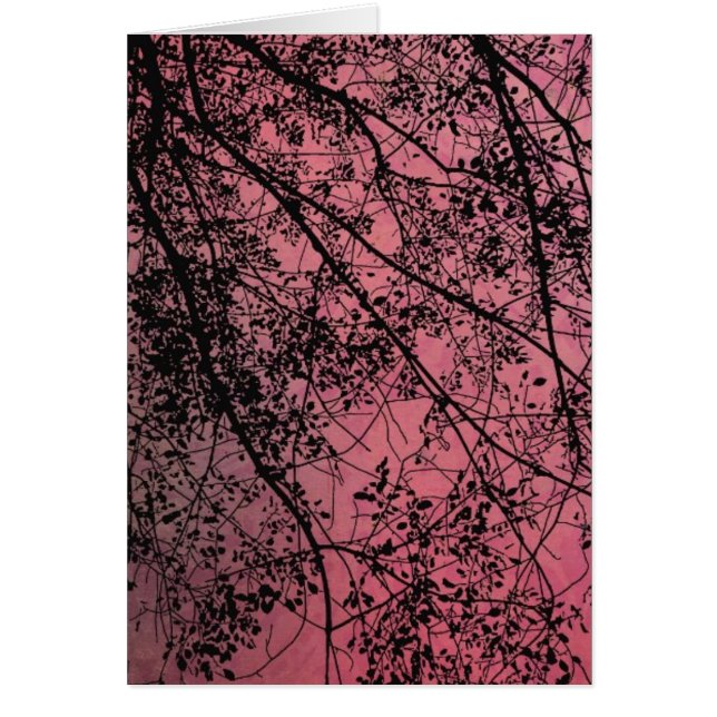 Tree Branches Red, Gute Besserung (Front)