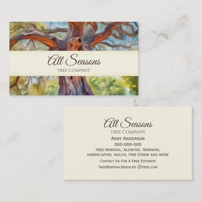 Tree Business Card (Front/Back)