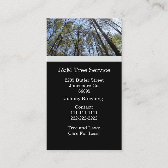 Tree Business Card (Front)