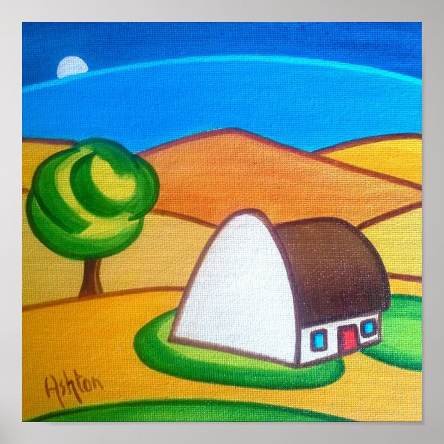 Tree By Moonlight Poster (Front)