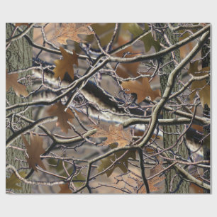 Tree Camo Browns, Gift Wrapping, Rugged Paper, Wrapping Paper