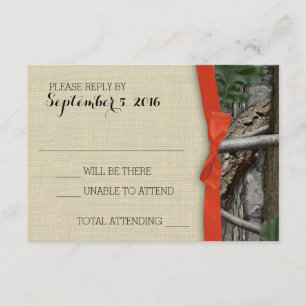 Tree Camouflage and Orange Bow Response