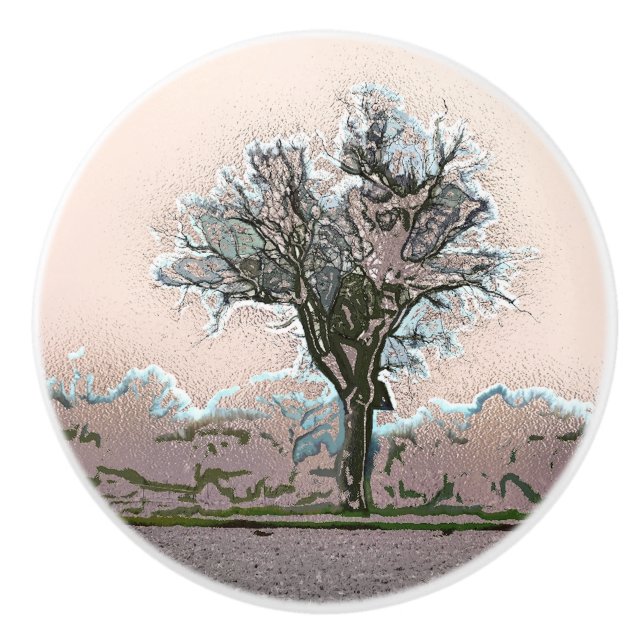 TREE CERAMIC KNOB (Front)
