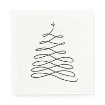 Tree Christmas Napkins