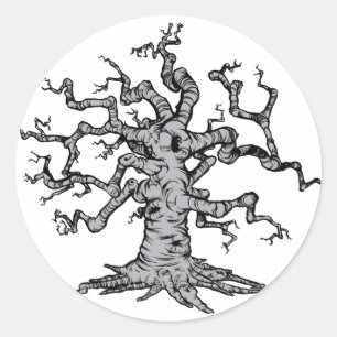 Tree Classic Round Sticker