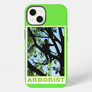 Tree Climber Silhouette: Arborist iPhone 13 Case