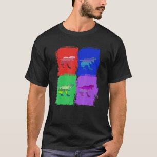 Tree Climber Tree Colourful Pop Art T-Shirt