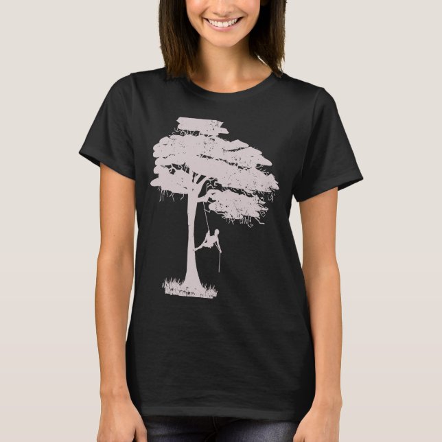 Tree climbers arborists T-Shirt (Front)