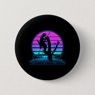 Tree Climbing Pastel Goth Vaporwave  6 Cm Round Badge