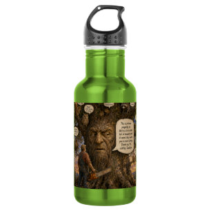 Tree Condo Tenants Cartoon – Nature Speaks Up! 532 Ml Water Bottle