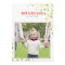 Tree Confetti Modern Flat Holiday Photo Card