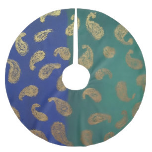 Tree/Crescent Brushed Polyester Tree Skirt