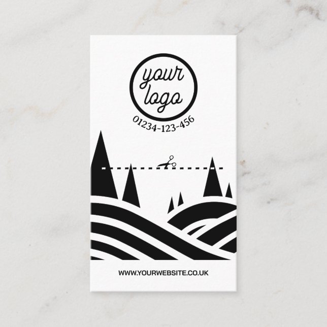 Tree Cutting Business Card (Front)