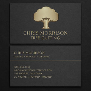 Tree Cutting Business Card