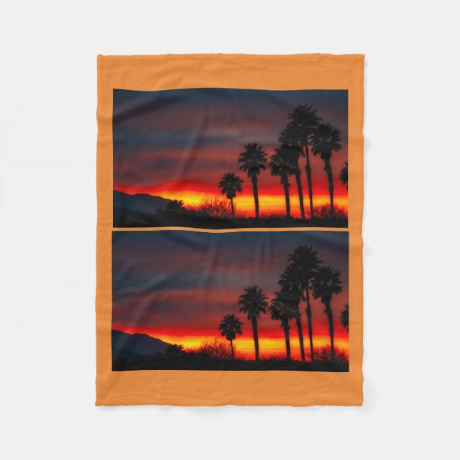 Tree Dad Nature Landscapes Sky Destiny Destiny'S Fleece Blanket (Front)