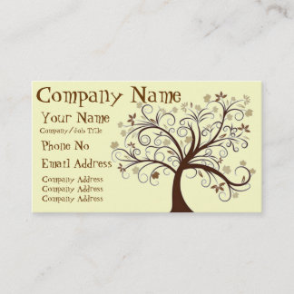 Tree Design Business Card