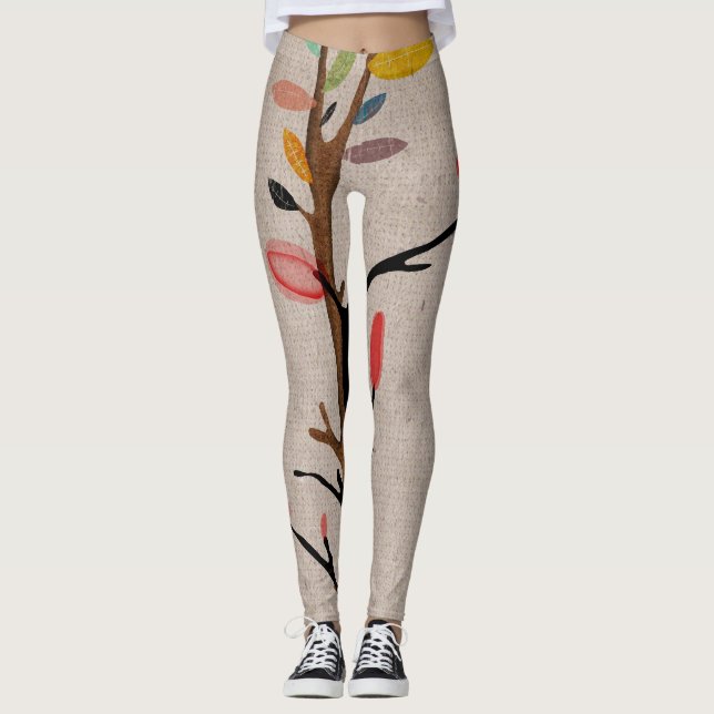 Tree Eco Rustic Leggings (Front)