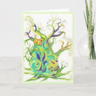 Tree Energy x 5 image Greeting Card