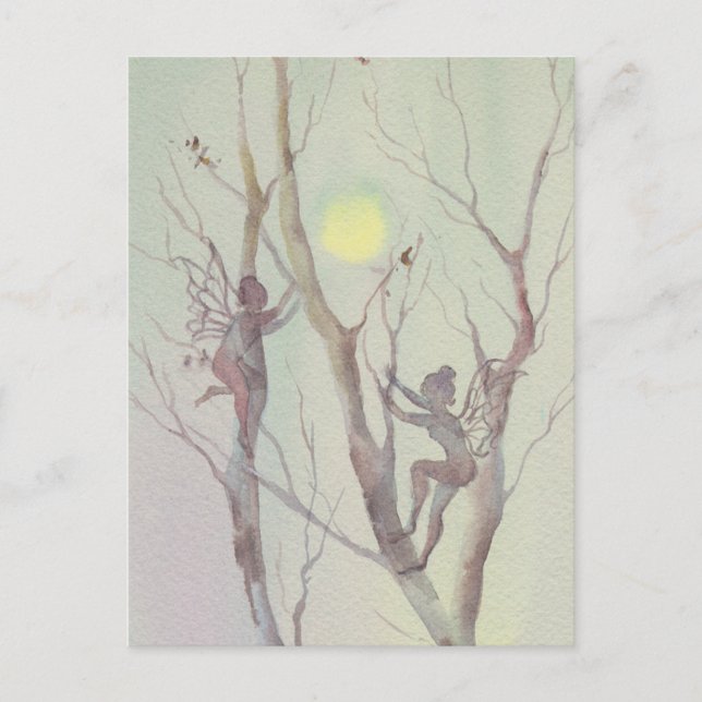 TREE FAERIES by SHARON SHARPE Postcard (Front)