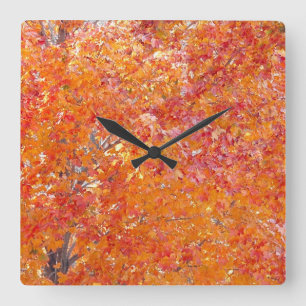 Tree Fall Colours Wall Clock