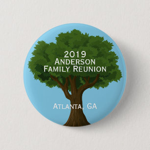 Tree Family Reunion Souvenir 6 Cm Round Badge