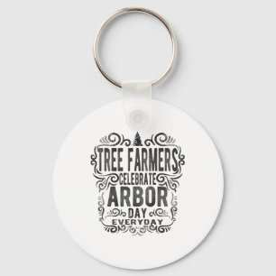 Tree Farmer Arbor Day Gift_1  Key Ring