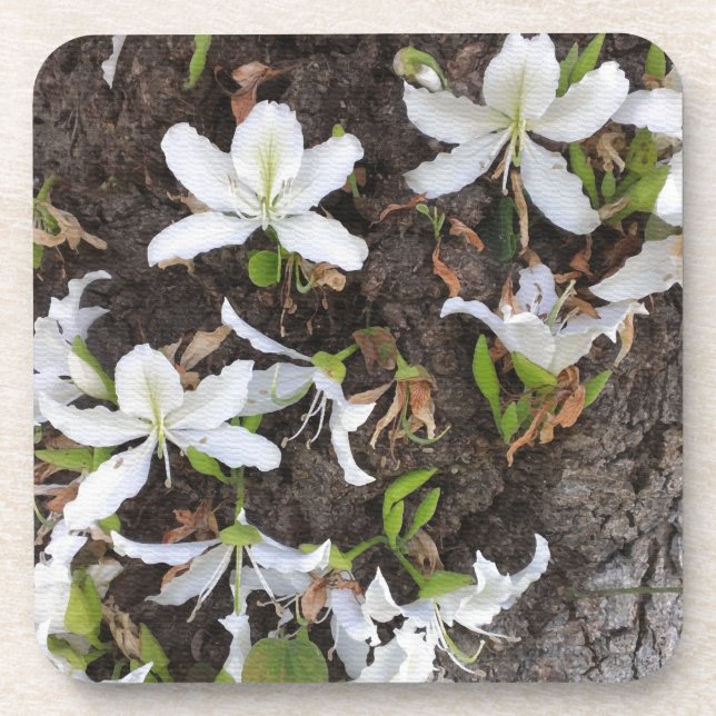 Tree flowers coaster (Front)