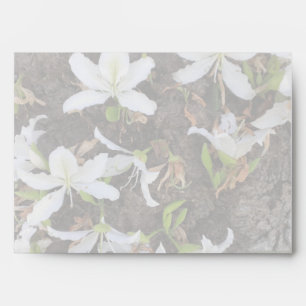 Tree flowers envelopes