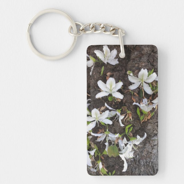 Tree flowers key ring (Front)