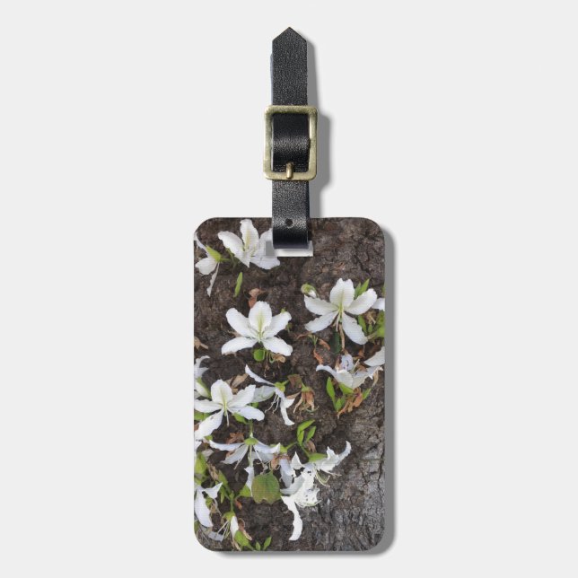Tree flowers luggage tag (Front Vertical)