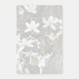 Tree flowers post-it notes