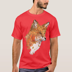Tree Fo Beautiful Animal Autumn Colors T-Shirt