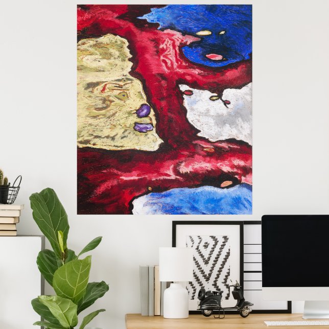 Tree Forms and Water (1928) - Arthur Dove  Poster (Home Office)