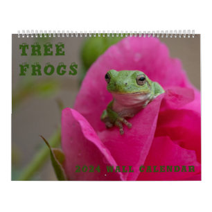 Tree Frog 14.25 X 11 Wall Calendar