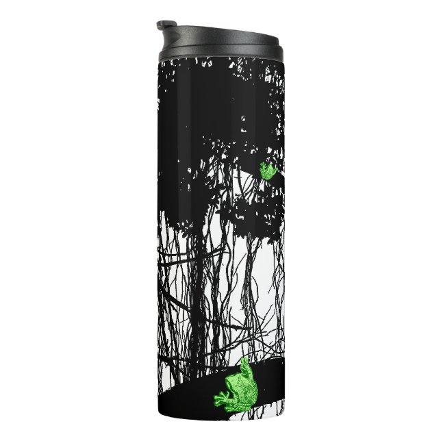 Tree Frog Banyan Forest Tropical Thermal Tumbler (Rotated Right)